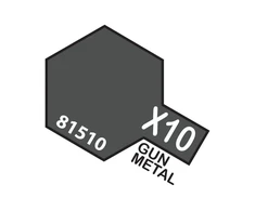 Tamiya X-10 Gun Metal akriliniai dažai, 10 ml