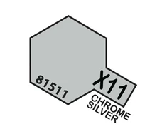 Tamiya X-11 Chromo sidabras akriliniai dažai 10 ml
