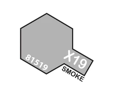Tamiya X-19 Smoke akriliniai dažai 10 ml – dūmo atspalvis