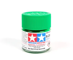 Tamiya X-28 Park Žalias blizgūs akrilo dažai, 10 ml