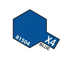 Tamiya X-4 Mėlyna akriliniai dažai modeliams 10 ml – mėlyna