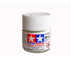Tamiya XF-2 matiniai balti akriliniai dažai (Flat Baltas) 10 ml