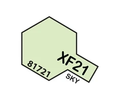 Tamiya XF-21 Sky akriliniai dažai modeliams, 10 ml