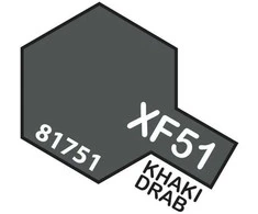Tamiya XF-51 Khaki Drab akriliniai dažai 10 ml