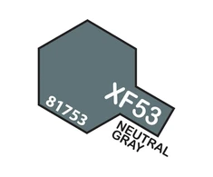Tamiya XF-53 Neutral Pilkas akriliniai modelių dažai, 10 ml