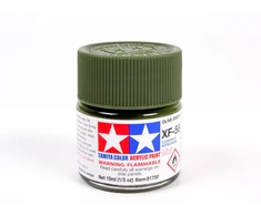 Tamiya XF-58 alyvuogių žalia akriliniai dažai, 10 ml (matiniai)