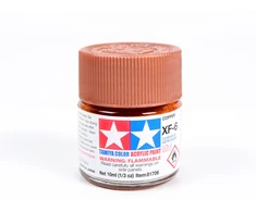 Tamiya XF-6 Copper akriliniai dažai modeliams, vario spalva, 10 ml