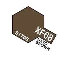 Tamiya XF-68 NATO Brown akriliniai modelių dažai, 10 ml