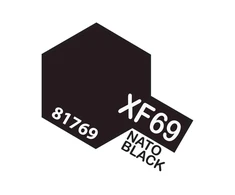 Tamiya XF-69 NATO juoda akriliniai dažai 10 ml