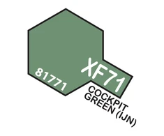 Tamiya XF-71 Cockpit Žalias (IJN) akriliniai dažai modeliams, 10 ml