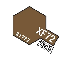 Tamiya XF-72 Brown (JGSDF) akriliniai dažai modeliavimui, 10 ml