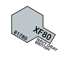 Tamiya XF-80 akriliniai matiniai dažai, karališkai šviesiai pilka, 10 ml