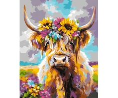Tapyba pagal numerius Wizardi Tapymo pagal skaičius rinkinys ant drobės 40x50 cm