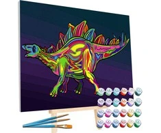 Splat Planet tapyba pagal skaičius, STEGOZAURAS 30x40 cm