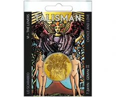 Taro Kolekcionuojamas Talismano Monetas - Lo Scarabeo The Lovers 31 × 2,25 mm, 20 g