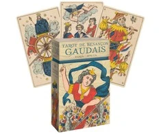 Lo Scarabeo Tarot Kortos - Tarot de Besancon Gaudais Riboto Leidimo 78 Kortos 64x107mm