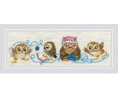 The Owl Family siuvinėjimo rinkinys iš RIOLIS Nr.: 1936
