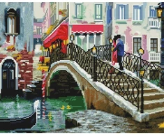 TPS Deimantinė mozaika „Tiltas virš vandens“ 40x50 cm