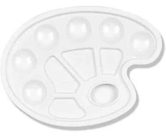 TPS Plastikinė paletė dažams 23x17 cm