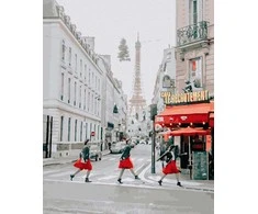 TPS Tapybos rinkinys "Street in Paris"