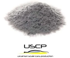 Ukrainian Scale Cars USCP pilki flokavimo milteliai 30 ml, 1/24 interjerui (24A034)