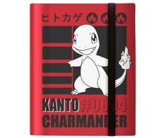 Ultra PRO Pokémon Charmander albumas kortoms, 9 kišenių, iki 360 kortų