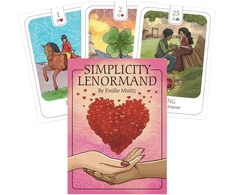 Us Games Systems Simplicity Lenormand kaladė pradedantiesiems, 41 korta su vadovu