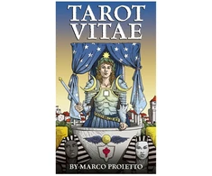 Us Games Systems Tarot Vitae taro kortų kaladė su 136 puslapių vadovu