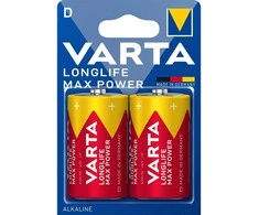 Varta Longlife Max Power D šarminės baterijos LR20, 2 vnt.