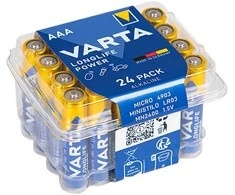 Varta Longlife Power AAA šarminės baterijos 24 vnt.