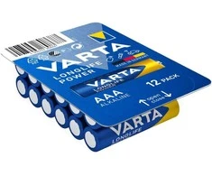 Varta Longlife Power AAA šarminės baterijos 1,5 V, 12 vnt.
