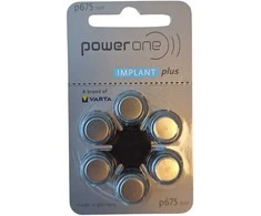 Varta Power One 675 implantų klausos baterijos kochleariniam aparatui 6 vnt