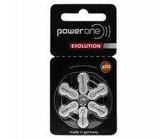 Varta Power one Evolution P312 klausos aparatų baterijos Zinc-Air, 6 vnt.