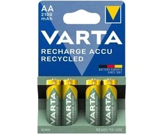 VARTA Recycled AA įkraunamos baterijos 2100 mAh, 4 vnt