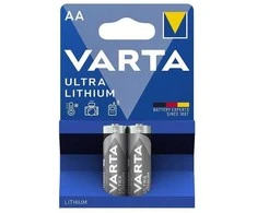 Varta Ultra Lithium AA ličio baterijos 1,5V, 2 vnt.