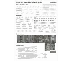 Very Fire Hobby Very Fire USS Iowa BB-61 laivo detalių rinkinys 1/350 VF350010