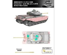 Vespid Models Centurion Mk.5/1 4 RTR britų kovos tankas 1/72 rinkinys