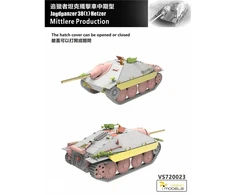 Vespid Models Jagdpanzer 38(t) Hetzer plastikinis surenkamas modelis 1/72 (vid. gamyba)