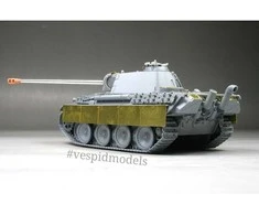 Vespid Models Pz.Kpfw. V Panther Ausf. G (vėlyva) tanko modelis 1/72