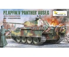 Vespid Models Pz.Kpfw. V Panther Ausf. G (vėlyva) tanko modelis 1/72
