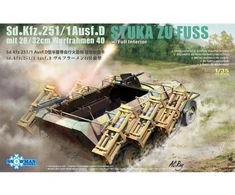 Vespid Models Sd.Kfz.251/1 Ausf.D Stuka zu Fuss plastikinis modelis 1/35