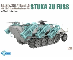 Vespid Models Sd.Kfz.251/1 Ausf.D Stuka zu Fuss plastikinis modelis 1/35