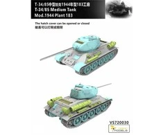 Vespid Models T-34/85 1944 plastikinis tanko modelis 1/72 Vespid