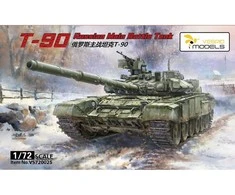 Vespid Models T-90 (1992) rusų kovos tankas 1/72 – plastikinis modelio rinkinys