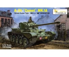 Vespid Models VESPID A-34 Comet MK.1A britų kruizinis tankas 1/72 plastikinis modelis