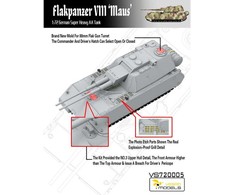 Vespid Models VESPID Flakpanzer VIII Maus 1/72 plastikinis surenkamas tanko modelis