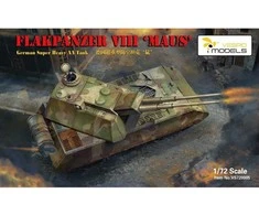 Vespid Models VESPID Flakpanzer VIII Maus 1/72 plastikinis surenkamas tanko modelis