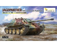 Vespid Models VESPID Jagdpanther G1 vėlyvas 1/72 plastikinis tanko modelis