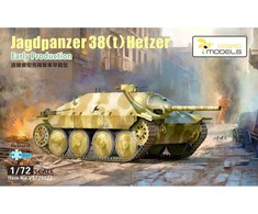 Vespid Models VESPID Jagdpanzer 38(t) Hetzer ankstyvas 1/72 tanko modelis