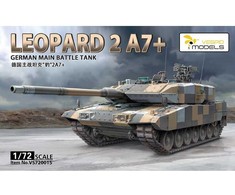 Vespid Models VESPID Leopard 2A7+ vokiečių pagrindinis tankas 1/72 rinkinyje